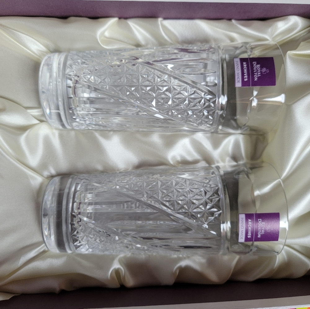Royal Doulton Webb Corbett Archives Set of 2 Highball
